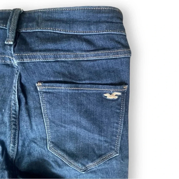 Hollister Women’s High-Rise Jean Legging Size 3R (26x28) Dark Wash Denim - Picture 5 of 7